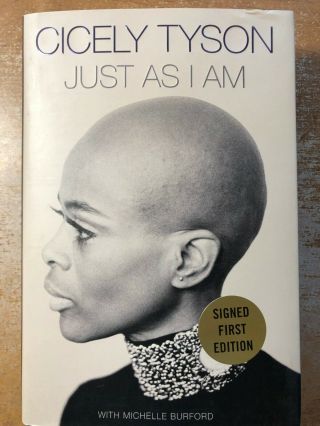 Cicely Tyson Just As I Am Signed Autographed Hardcover Book 1st Edition