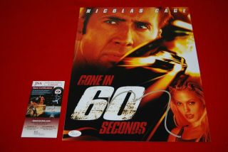 Nicholas Cage Gone In 60 Seconds Autographed Signed 11x14 Jsa 1