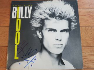 Billy Idol Signed Lp,  Proof Autographed Album In Person Generation X 5