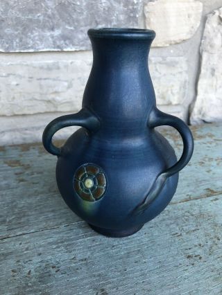 Amphora ? Pottery Arts Crafts Nouveau Handled Vase European 2