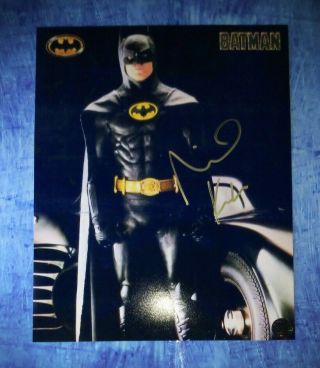 Michael Keaton Hand Signed Autograph 8x10 Photo Batman