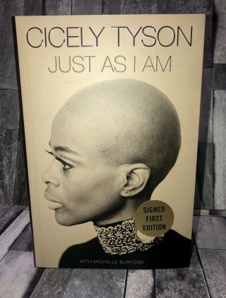 Signed - Cicely Tyson " Just As I Am " Book 1st Ed,  Hardcover,  In Hand