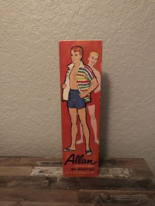Allan By Mattel | Ken’s Buddy | Empty Box | 1960’s | Stock No 1000