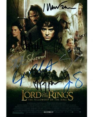 Lord Of The Rings Cast (, 9) Autographed Signed 8x10 Photo Picture Pic,