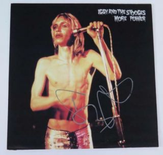 Iggy Pop Iggy & The Stooges Signed Autograph " More Raw Power " Album Vinyl Lp