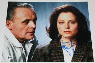Jodie Foster Signed The Silence Of The Lambs 11x14 Photo Actress Beckett Bas