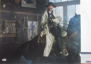 Wyatt Earp Kurt Russell Signed Tombstone 16x20 Photo 2 Psa/dna
