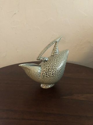Anthony Theakston Ceramic Bird Jug 3