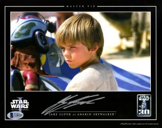 Jake Lloyd Signed Star Wars " Anakin " Official Pix 8x10 Photo Beckett Bas Y58920