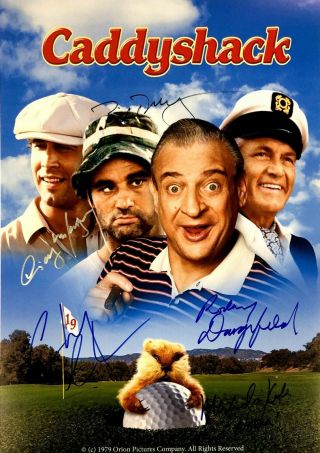 Caddyshack Poster - Signed - Bill Murray,  Chevy Chase,  Rodney Dangerfield & More