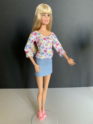 BARBIE ARTICULATED MODEL MUSE The LOOK URBAN JUNGLE Blonde Doll 3