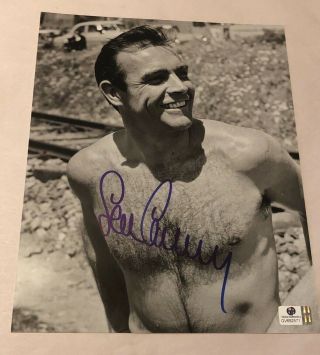Sean Connery " James Bond " Hand Signed Autographed 8x10 Photo With Ga