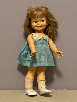 VINTAGE IDEAL GIGGLES DOLL 1966 - 67 W OUTFIT SHOES 2