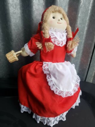 Little Red Riding Hood,  Grandma And Wolf Topsy Turvy 3 In 1 Story Doll Handmade