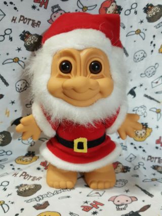 Rare Vintage Large 7 " Russ Troll Mr Santa Claus Father Christmas Collectable