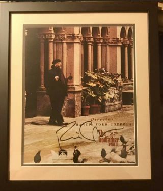 Francis Ford Coppola Signature Signed Autograph Photo Poster Framed Godfather