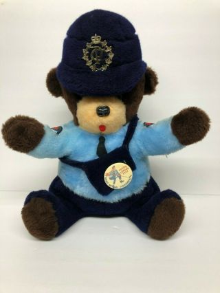 Vintage Canada Post Plush Stuffed Teddy Bear 16 " By Mighty Star
