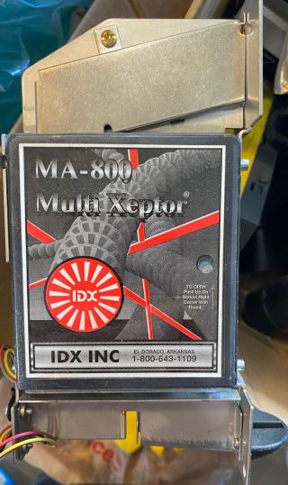 Idx Coin Collector For Carwash Vacuums And Wash Bays Ma - 800