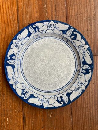 Antique / Vintage Dedham 8.  5 " Magnolia Plate - Early 1900s