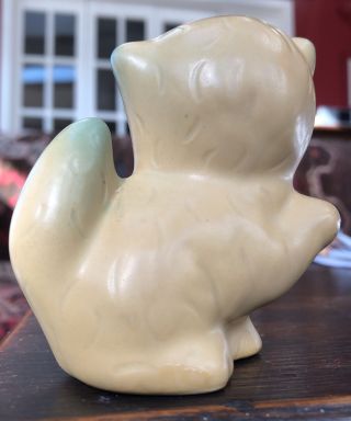 Van Briggle art pottery Kitty Cat figurine Vintage Arts and Crafts Signed 3