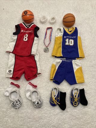 American Girl Doll Basketball Uniforms