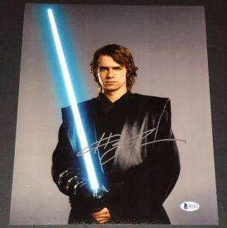 Hayden Christensen Signed Autograph Star Wars 11x14 Poster Photo Beckett D