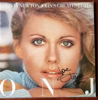 Olivia Newton John Psa Dna Hand Signed Greatest Hits Album W/vinyl Autograph
