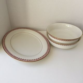 Noritake Momentum 13 5/8 " Oval Serving Platter & Two 8 1/4” Round Serving Bowls
