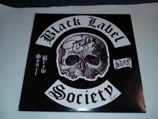 Zakk Wylde Signed Black Label Society Sonic Brew Vinyl Exact Photo Proof Guitar