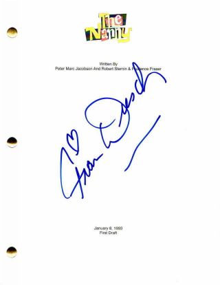 Fran Drescher Signed Autograph - The Nanny Full Pilot Script - This Is Spinal Tap
