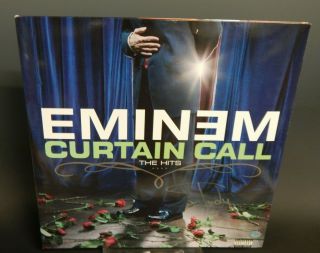 Eminem Curtain Call Gatefold Vinyl Lp Signed Autographed