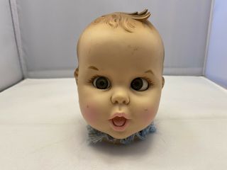 Vintage Gerber Products 1979 Baby Doll Head With Moving Eyes