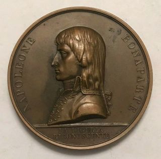 Napoleon Bonaparte & C.  Guglielmo Faipoult Bronze Medal By H Vassallo