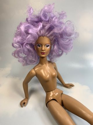 Jem And The Holograms Shana Doll African American Aa Ethnic Purple Hair Hasbro