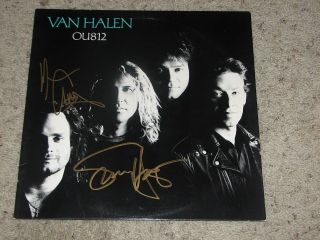 Sammy Hagar & Michael Anthony Van Halen Ou812 Signed Album