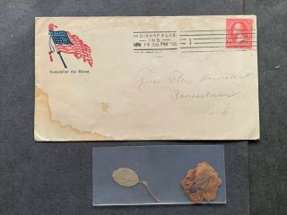 1898 Spanish American War Patriotic,  12p Letter President Mckinley Philippines,