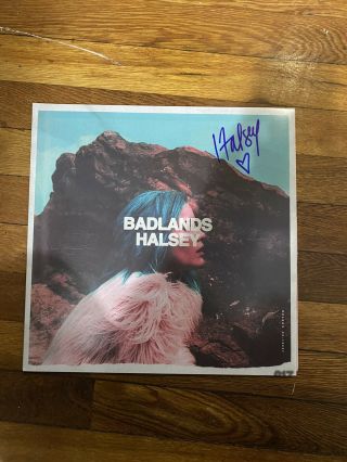 Halsey Signed Badlands Vinyl Album Record Lp Americana Ashley Frangipane
