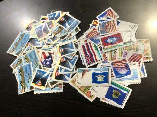 95 Uncancelled.  42 -.  44 Us Postage Stamps Off Paper No Gum List In Listing 43