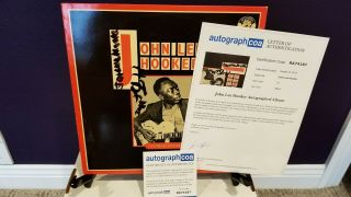 John Lee Hooker Rare Signed " No Friend Around " Vinyl Album Lp.  Acoa Loa
