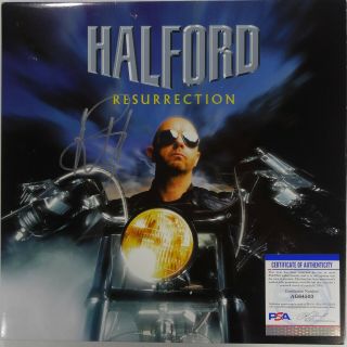 Signed Judas Priest Rob Halford Autographed Lp Certified Psa Dna Ag64503