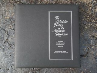 Franklin History Of The American Revolution Solid Sterling Silver Proof