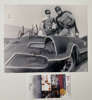 Adam West Burt Ward Signed Autographed 8x10 Batman Photo Jsa Certified