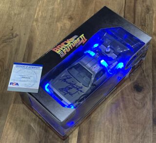 Christopher Lloyd Signed 1/24 Diecast Delorean Back To The Future 2 Psa/dna