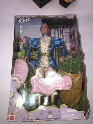 Mattel Barbie,  Ken As Prince Stefan,  Rapunzel Doll.  55534,  2001 Box