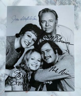 All In The Family Cast Autographed Photo Carroll O 