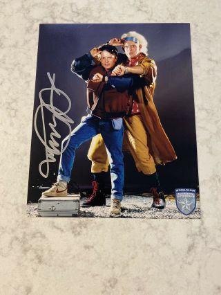 Michael J Fox Signed Autographed 8x10 Official Pix Photo Back To The Future