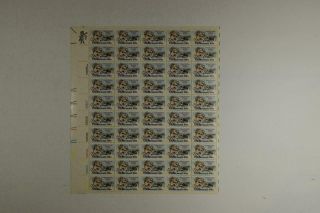 Us Scott C100 Pane Of 50 Glenn Curtiss Us Air Mail Stamps 35 Cent Face Mnh