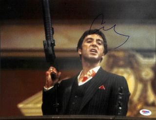 Al Pacino Scarface Signed Authentic 11x14 Photo Autographed Psa/dna L68902