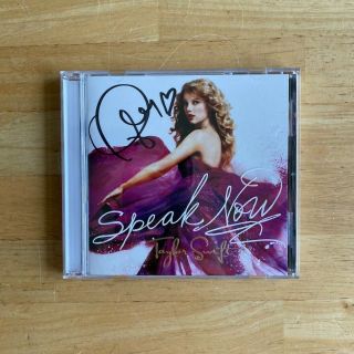 Autographed Taylor Swift Booklet With Cd.  Speak Now Taylor Swift Album.
