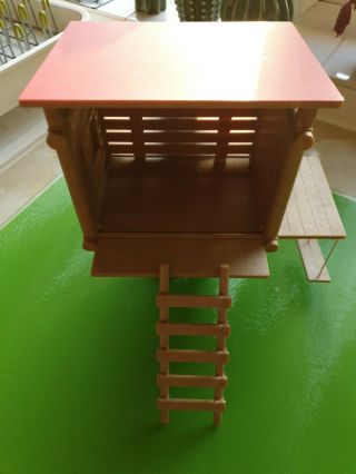 Sylvanian Families Vintage Tomy 1989 Tree House With Swing Gc